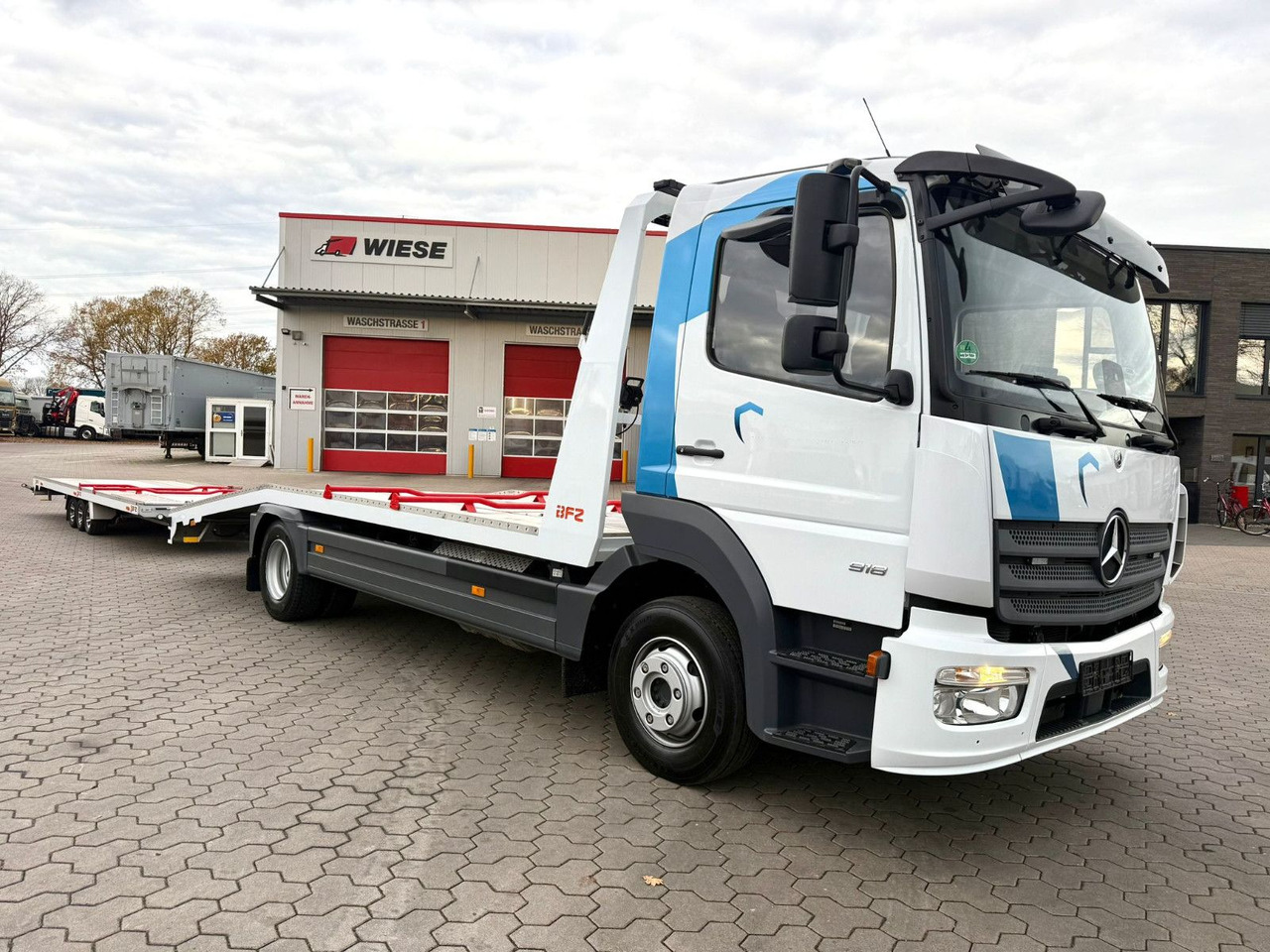 Mercedes-Benz Atego 918L Autotransporter mit BFZ Anhänger - Autotransportues: foto 4 Mercedes-Benz Atego 918L Autotransporter mit BFZ Anhänger - Autotransportues: foto 4