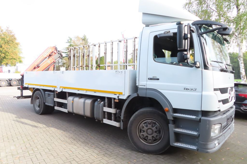 Mercedes-Benz Axor 1833 L - Glastransporter Kran Palfinger - Kamion me karroceri të hapur, Kamion me vinç: foto 4 Mercedes-Benz Axor 1833 L - Glastransporter Kran Palfinger - Kamion me karroceri të hapur, Kamion me vinç: foto 4