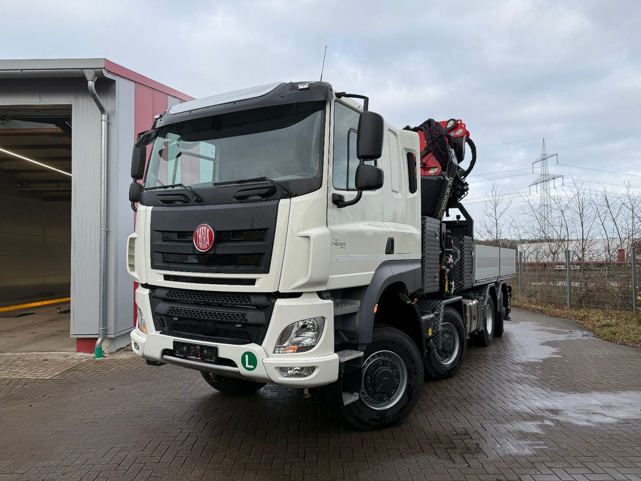Kamion me karroceri të hapur, Kamion me vinç Tatra 41.500 8x8 Phoenix Fassi F710 Kran: foto 8