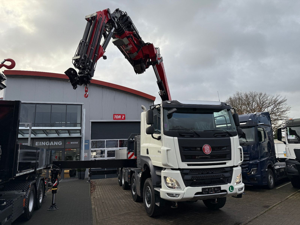 Kamion me karroceri të hapur, Kamion me vinç Tatra 41.500 8x8 Phoenix Fassi F710 Kran: foto 14