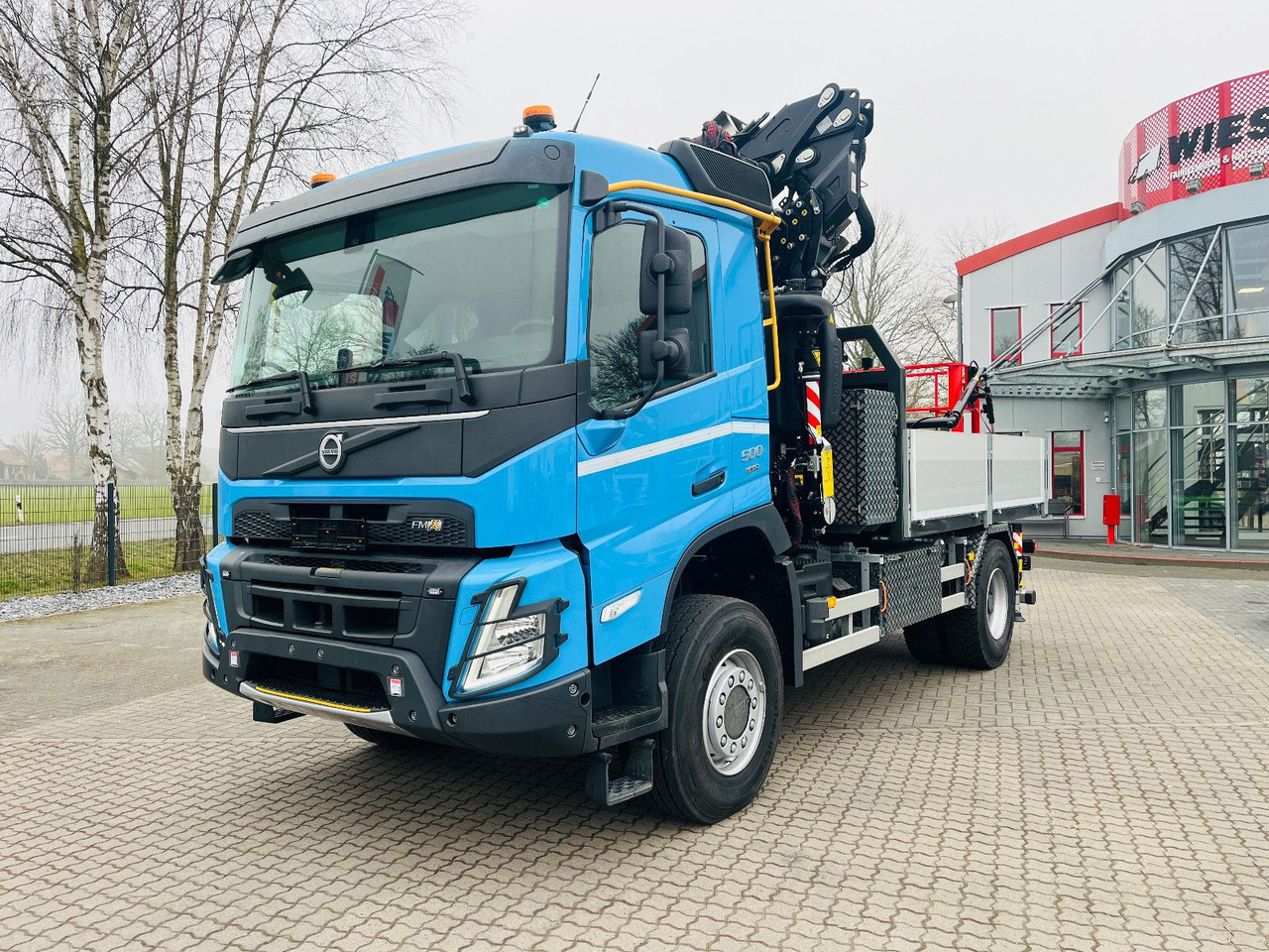 Volvo FMX 500 inkl. F345RB.2.24 & L324 +V20 & Korb - Kamion me karroceri të hapur, Kamion me vinç: foto 1 Volvo FMX 500 inkl. F345RB.2.24 & L324 +V20 & Korb - Kamion me karroceri të hapur, Kamion me vinç: foto 1