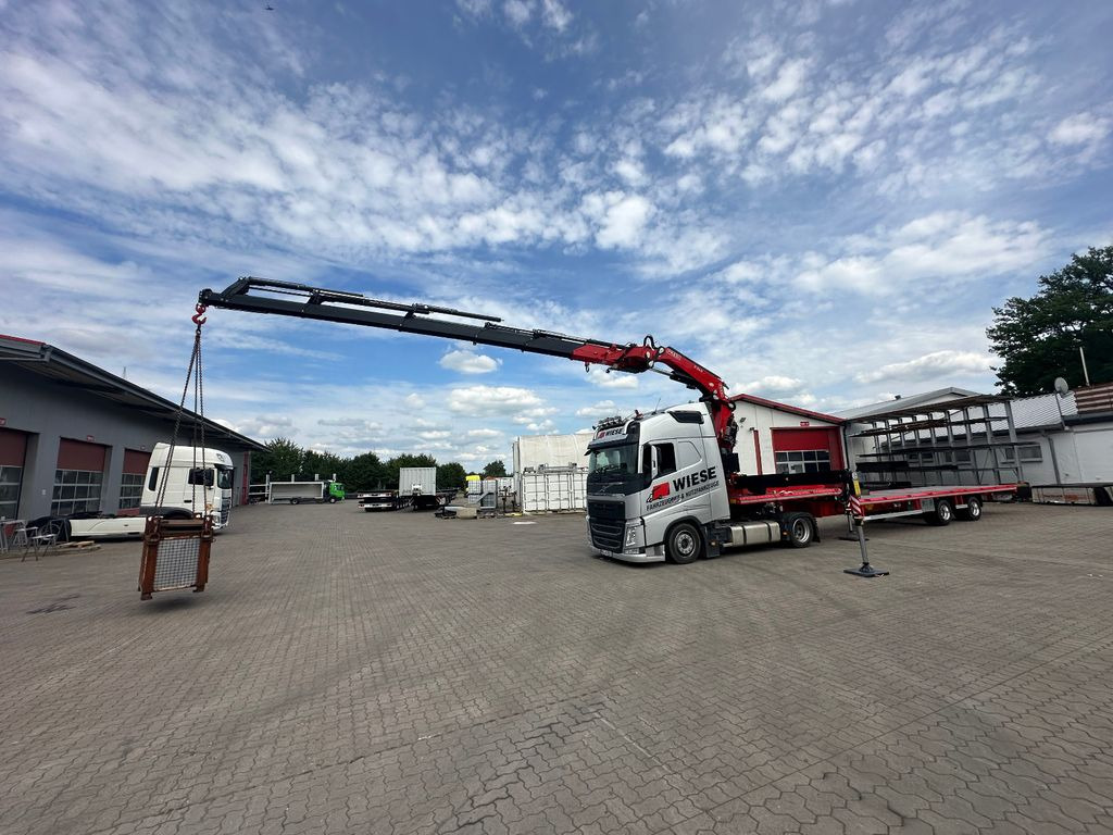 Wiese Stufensattel Tieflader mit Kran Fassi F545 Wiese Stufensattel Tieflader mit Kran Fassi F545 - Gjysmë rimorkio e hapur/ Platformë: foto 3 Wiese Stufensattel Tieflader mit Kran Fassi F545 Wiese Stufensattel Tieflader mit Kran Fassi F545 - Gjysmë rimorkio e hapur/ Platformë: foto 3