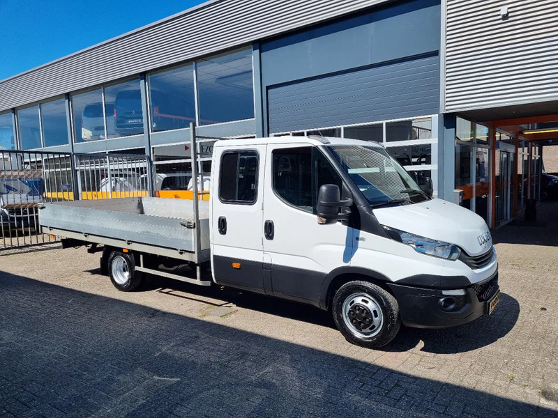 Iveco Daily 35C18 3.0D DC 6 zits Open laadbak 4.10m EURO 6 - Kamioncine me karroceri, Kamioncine dopio kabinë: foto 1 Iveco Daily 35C18 3.0D DC 6 zits Open laadbak 4.10m EURO 6 - Kamioncine me karroceri, Kamioncine dopio kabinë: foto 1