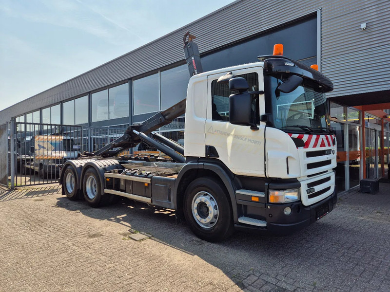 Scania P360 6X4 Containersysteem/ 21T Multilift/ Adjustable Hook - Kamion me sistem kabllor: foto 1 Scania P360 6X4 Containersysteem/ 21T Multilift/ Adjustable Hook - Kamion me sistem kabllor: foto 1