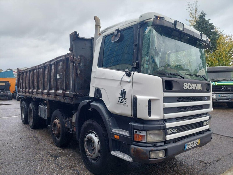 Scania P124-420 8x4 Kipper Steel - Kamion vetëshkarkues: foto 2 Scania P124-420 8x4 Kipper Steel - Kamion vetëshkarkues: foto 2