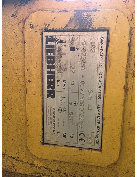 Liebherr likufix sw33 liebherr likufix sw 33 - Bashkues i shpejtë për Makineri ndërtimi: foto 5 Liebherr likufix sw33 liebherr likufix sw 33 - Bashkues i shpejtë për Makineri ndërtimi: foto 5