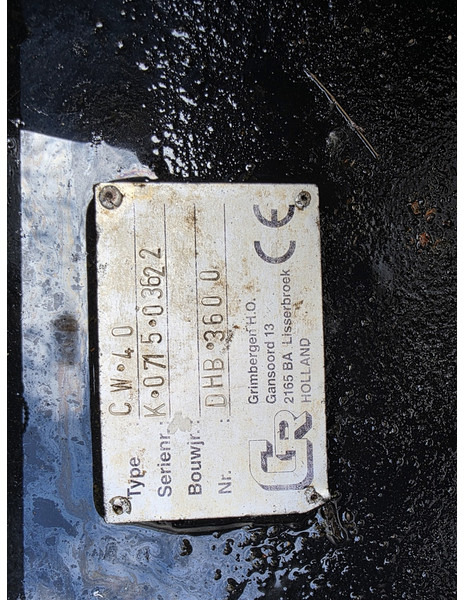 Kopplaat cw40 cw 45 adaptor plate cw45 cw 40 verachtert - Bashkues i shpejtë për Makineri ndërtimi: foto 5 Kopplaat cw40 cw 45 adaptor plate cw45 cw 40 verachtert - Bashkues i shpejtë për Makineri ndërtimi: foto 5