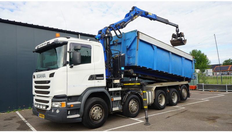 Scania G 490 10X4 CABLE SYSTEM TRUCK WITH PALFINGER Q180Z95TR CRANE - Kamion me vinç: foto 2 Scania G 490 10X4 CABLE SYSTEM TRUCK WITH PALFINGER Q180Z95TR CRANE - Kamion me vinç: foto 2