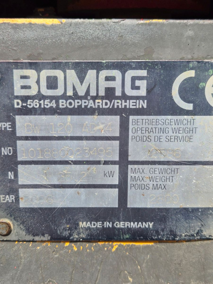 BOMAG BW120 AD-4 - Rul: foto 2 BOMAG BW120 AD-4 - Rul: foto 2