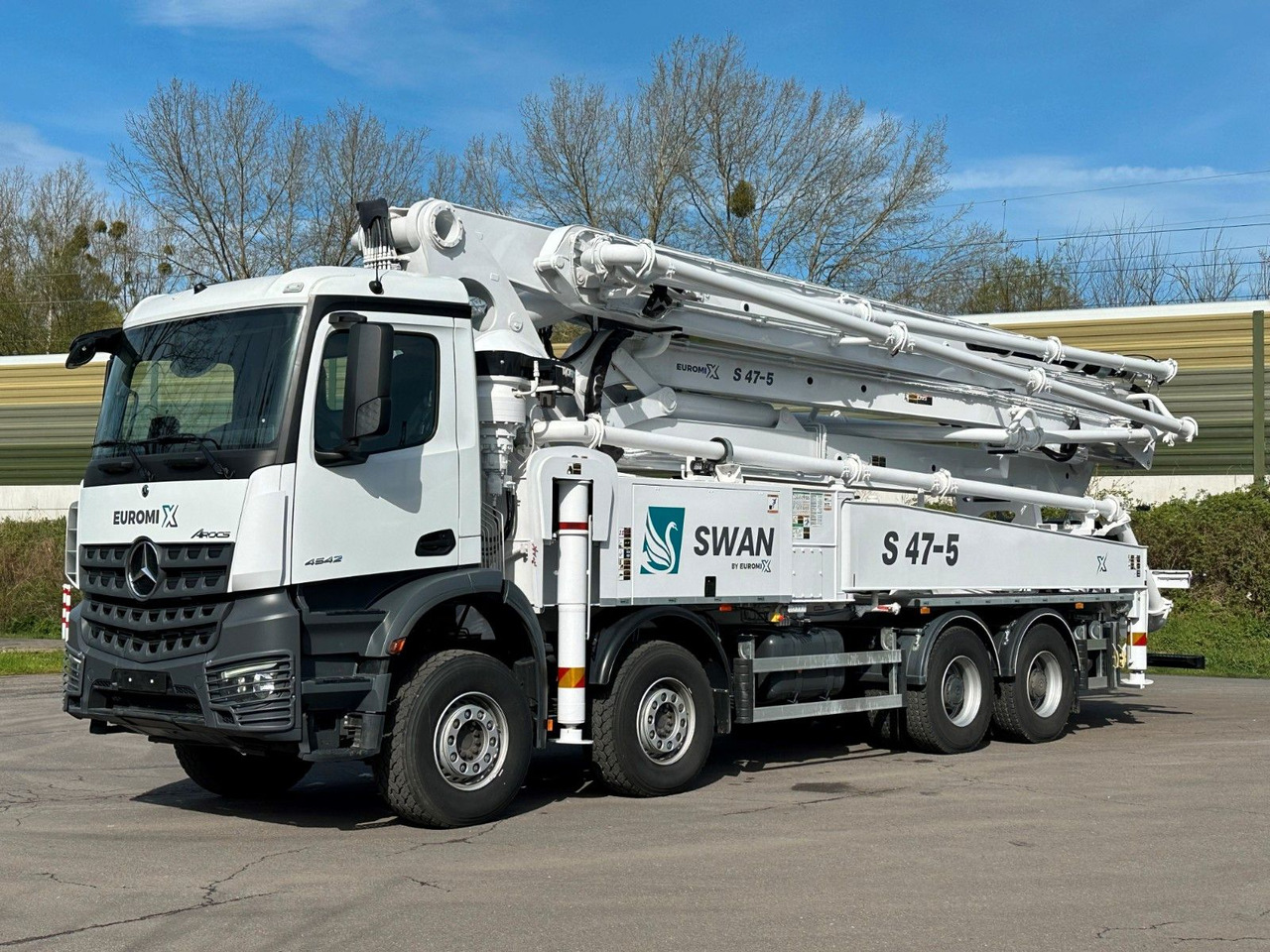 Mercedes-Benz Arocs 5 4542 8x4 SWAN TSP 47-5 160RZ ( 47m ) - Autobetoniere: foto 2 Mercedes-Benz Arocs 5 4542 8x4 SWAN TSP 47-5 160RZ ( 47m ) - Autobetoniere: foto 2