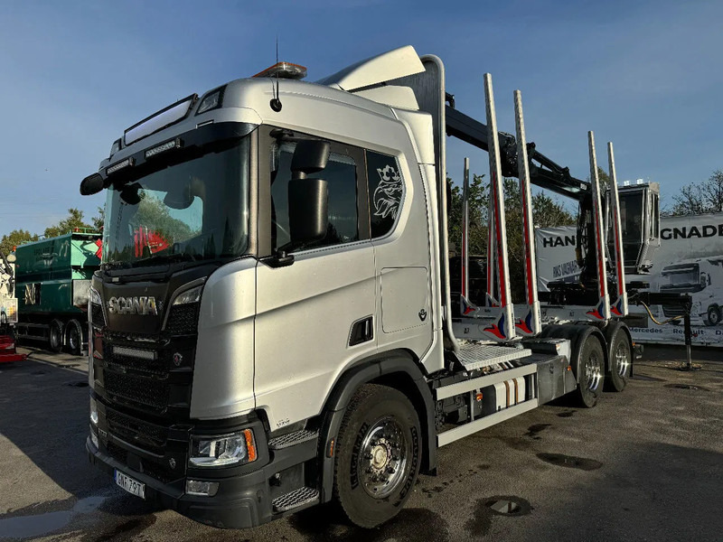 Scania R730 V8 6X4, Retarder,Timber-truck + Kesla 4x2-manual, 2020 - Kamion për transport druri, Kamion me vinç: foto 3 Scania R730 V8 6X4, Retarder,Timber-truck + Kesla 4x2-manual, 2020 - Kamion për transport druri, Kamion me vinç: foto 3