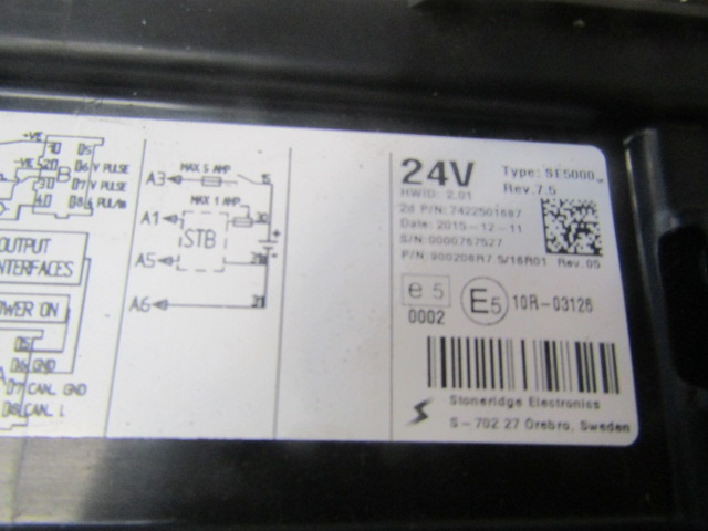 DAF LF 220 EURO 6 DIGITAL TACHO EXAKT DUO TYPE S1-5000 - Kabina dhe interier për Kamioni: foto 2 DAF LF 220 EURO 6 DIGITAL TACHO EXAKT DUO TYPE S1-5000 - Kabina dhe interier për Kamioni: foto 2