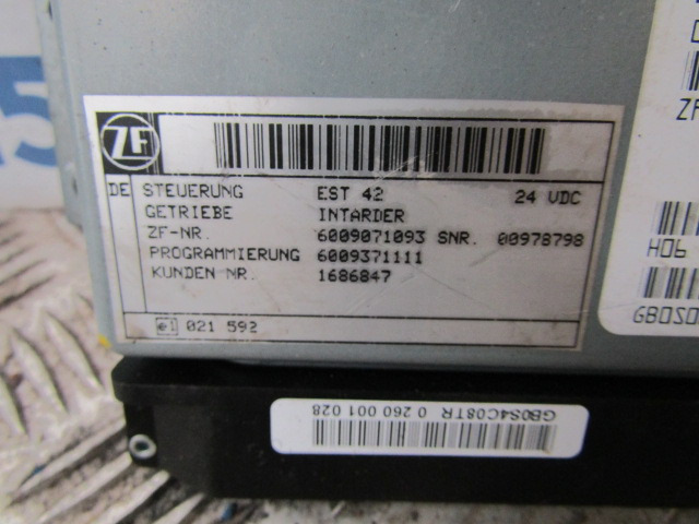 DAF XF 105 INTARDER ECU BOSCH P/NO 0260001028 - ECU për Kamioni: foto 2 DAF XF 105 INTARDER ECU BOSCH P/NO 0260001028 - ECU për Kamioni: foto 2