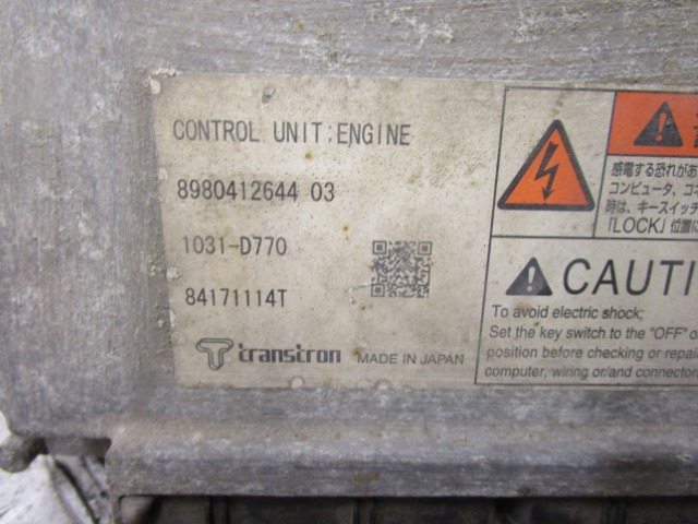 ISUZU N75 (4HK1) ENGINE ECU 8980412644 - ECU për Kamioni: foto 2 ISUZU N75 (4HK1) ENGINE ECU 8980412644 - ECU për Kamioni: foto 2