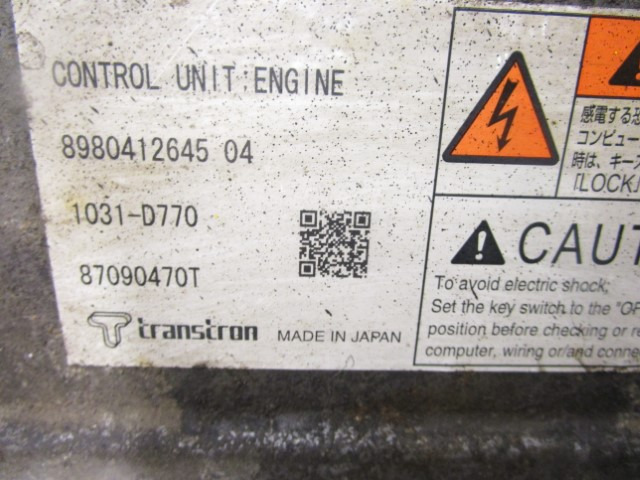ISUZU N75 (4HK1) ENGINE ECU 8980412645 - ECU për Kamioni: foto 2 ISUZU N75 (4HK1) ENGINE ECU 8980412645 - ECU për Kamioni: foto 2