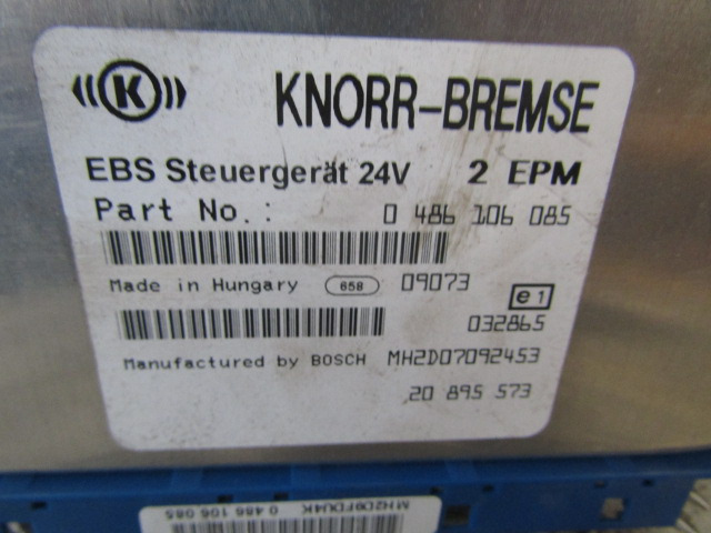 VOLVO FE EBS ECU P/NO 0486106 085 - ECU për Kamioni: foto 2 VOLVO FE EBS ECU P/NO 0486106 085 - ECU për Kamioni: foto 2