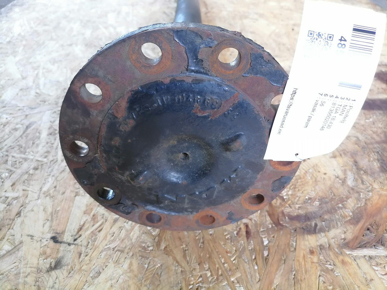 MAN Drive shaft 81355020146 - Boshti i transmisionit për Kamioni: foto 4 MAN Drive shaft 81355020146 - Boshti i transmisionit për Kamioni: foto 4