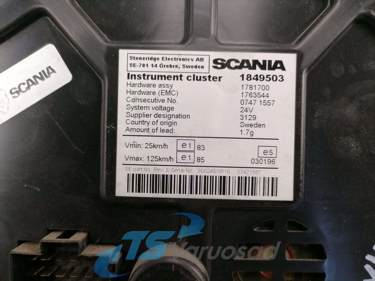 Scania Dashboard 1849503 - Paneli i aparateve për Kamioni: foto 3 Scania Dashboard 1849503 - Paneli i aparateve për Kamioni: foto 3