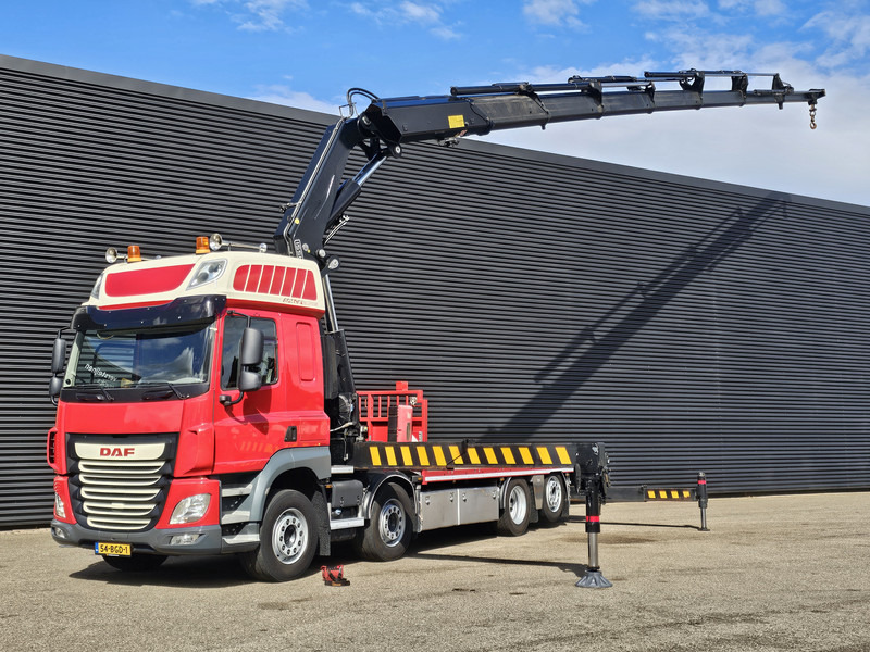 DAF CF 460 8x2/6 / FASSI 82 t/m CRANE / KRAN - 18.3 mtr - Kamion me karroceri të hapur, Kamion me vinç: foto 1 DAF CF 460 8x2/6 / FASSI 82 t/m CRANE / KRAN - 18.3 mtr - Kamion me karroceri të hapur, Kamion me vinç: foto 1