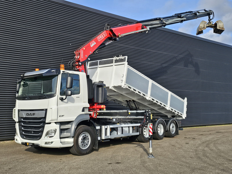 DAF CF 530 8x4-4 / FASSI 27.5 t/m CRANE + TIPPER - Kamion vetëshkarkues, Kamion me vinç: foto 1 DAF CF 530 8x4-4 / FASSI 27.5 t/m CRANE + TIPPER - Kamion vetëshkarkues, Kamion me vinç: foto 1