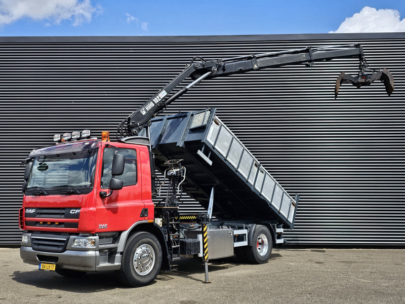 DAF CF 75.250 / HIAB CRANE + TIPPER - Kamion vetëshkarkues, Kamion me vinç: foto 1 DAF CF 75.250 / HIAB CRANE + TIPPER - Kamion vetëshkarkues, Kamion me vinç: foto 1