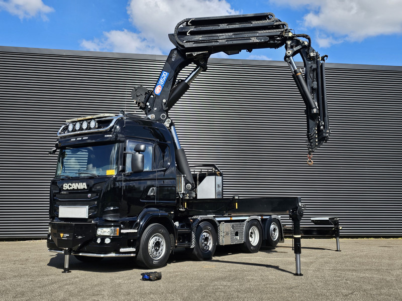 Scania R490 8x2 / HMF 85 T/M CRANE + WINCH + JIB - Gjysmë-kamion: foto 3 Scania R490 8x2 / HMF 85 T/M CRANE + WINCH + JIB - Gjysmë-kamion: foto 3