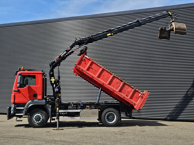 MAN TGM 18.250 / 4X4 / EEV / HIAB CRANE + TIPPER / SPRING - Kamion vetëshkarkues, Kamion me vinç: foto 2 MAN TGM 18.250 / 4X4 / EEV / HIAB CRANE + TIPPER / SPRING - Kamion vetëshkarkues, Kamion me vinç: foto 2