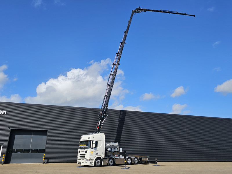 Scania R590 V8 / 8X2 / HIAB 1188 + JIB + WINCH - Kamion me karroceri të hapur, Kamion me vinç: foto 4 Scania R590 V8 / 8X2 / HIAB 1188 + JIB + WINCH - Kamion me karroceri të hapur, Kamion me vinç: foto 4
