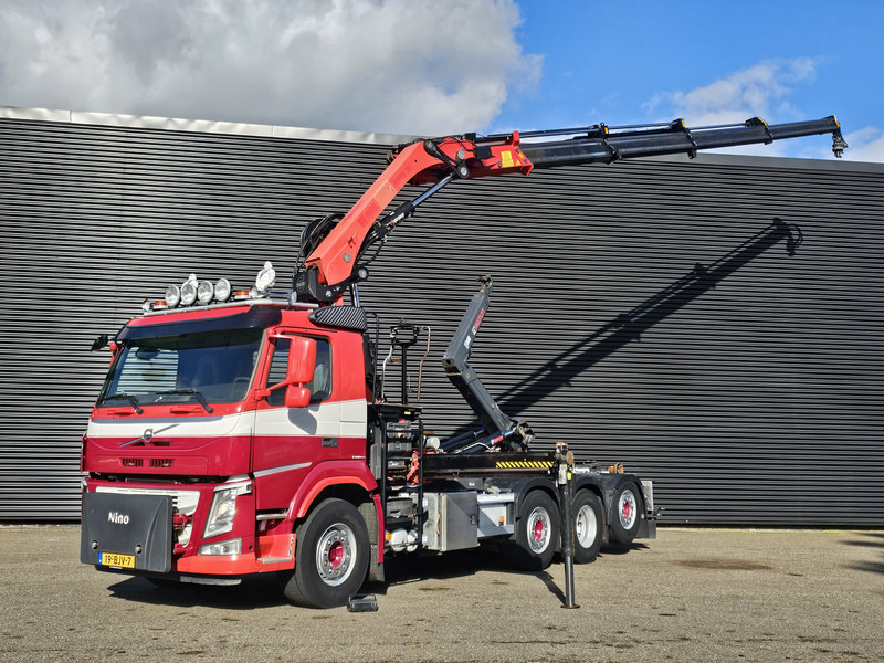Volvo FM 420 8x2 / HIAB HOOKLIFT + 30 t/m CRANE - KRAN - Kamion vetëngarkues, Kamion me vinç: foto 1 Volvo FM 420 8x2 / HIAB HOOKLIFT + 30 t/m CRANE - KRAN - Kamion vetëngarkues, Kamion me vinç: foto 1
