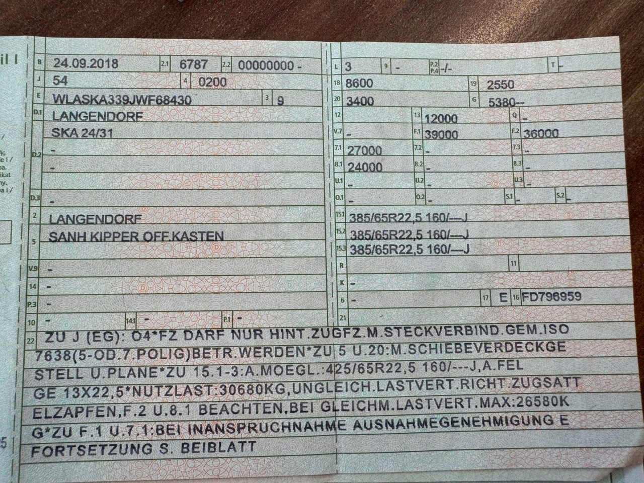 MAN 18.460 4X2 & Langendorf Stahl / Aluminium 24 kub - Gjysmë-kamion: foto 3 MAN 18.460 4X2 & Langendorf Stahl / Aluminium 24 kub - Gjysmë-kamion: foto 3