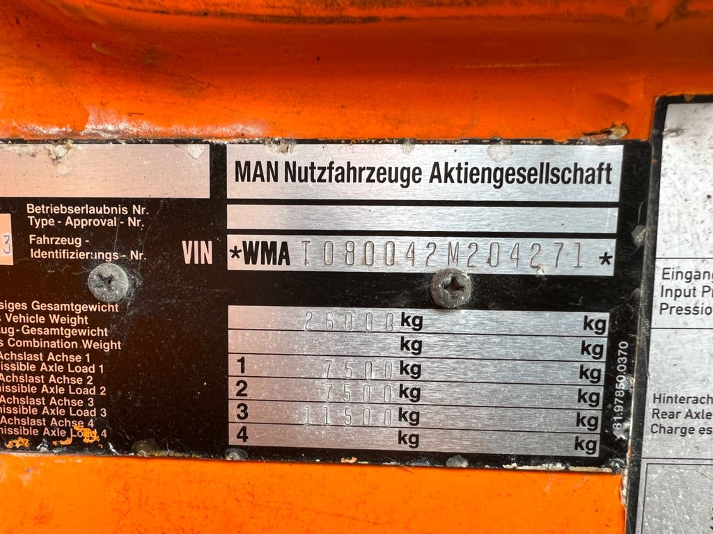 MAN 26.293 6X2 Motor & Getriebe gut MAN 26.293 6X2 Motor & Getriebe gut - Kamion kabinë-shasi: foto 2 MAN 26.293 6X2 Motor & Getriebe gut MAN 26.293 6X2 Motor & Getriebe gut - Kamion kabinë-shasi: foto 2