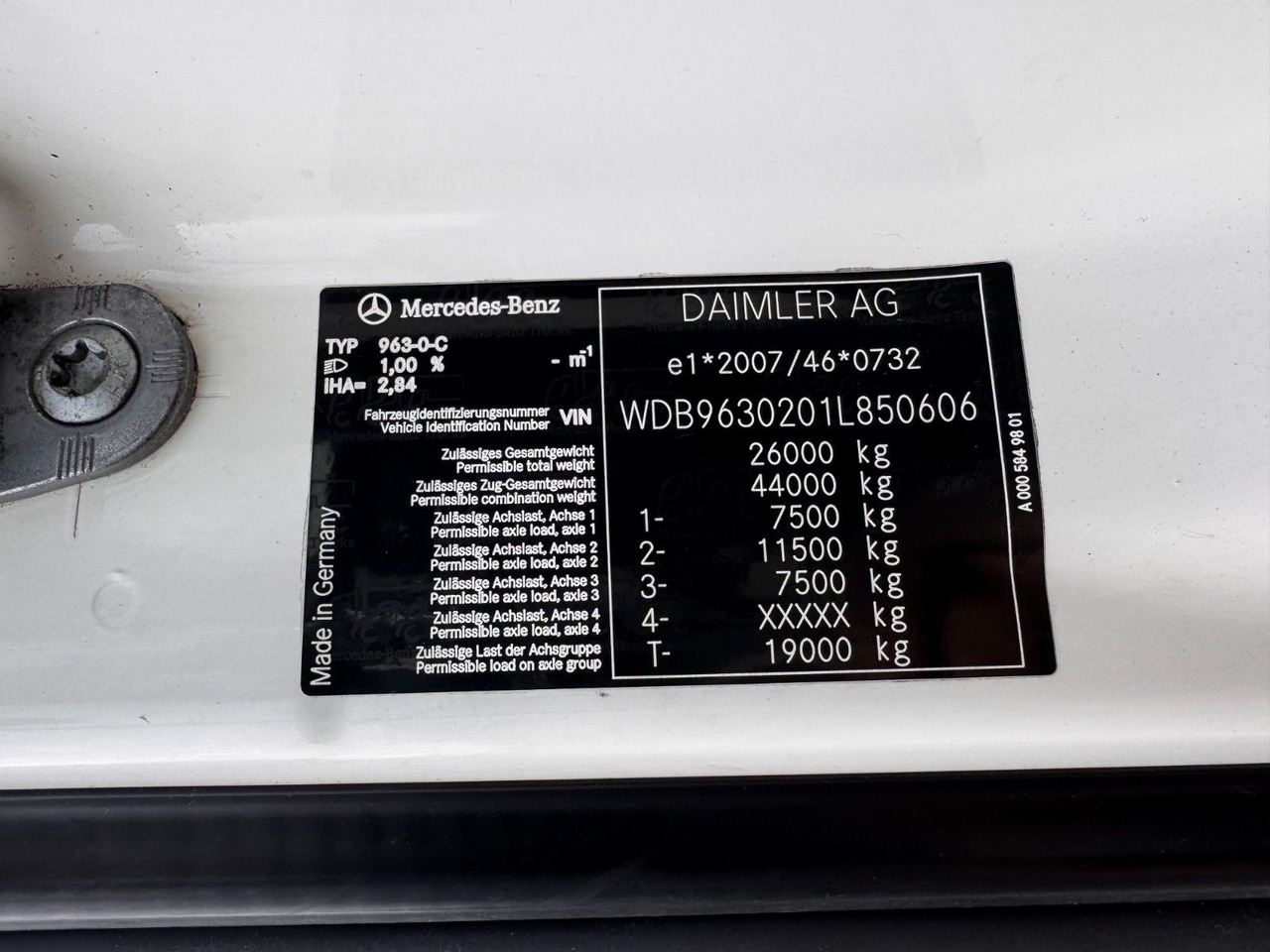 Mercedes-Benz 2536 ADR Valid & kipphydraulik für Gastank - Autobot: foto 3 Mercedes-Benz 2536 ADR Valid & kipphydraulik für Gastank - Autobot: foto 3