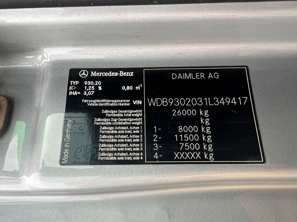 Mercedes-Benz 2541 6X2 Marrel Abroller Hydr. Verriegelung - Kamion vetëngarkues: foto 4 Mercedes-Benz 2541 6X2 Marrel Abroller Hydr. Verriegelung - Kamion vetëngarkues: foto 4