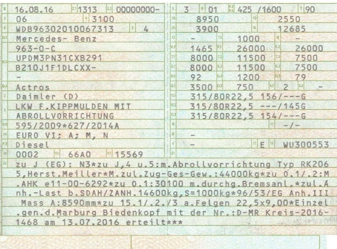 Mercedes-Benz 2558 6x2 Meiller RK 20.65 | Retarder | Klima - Kamion vetëngarkues: foto 2 Mercedes-Benz 2558 6x2 Meiller RK 20.65 | Retarder | Klima - Kamion vetëngarkues: foto 2