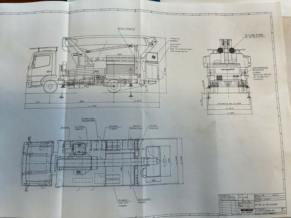 Mercedes-Benz 815 4x2 Hubarbeitsbühne Wumag 170 high 17 m Mercedes-Benz 815 4x2 Hubarbeitsbühne Wumag 170 high 17 m - Platformë ajrore e montuar në kamion, Kamioncine: foto 5 Mercedes-Benz 815 4x2 Hubarbeitsbühne Wumag 170 high 17 m Mercedes-Benz 815 4x2 Hubarbeitsbühne Wumag 170 high 17 m - Platformë ajrore e montuar në kamion, Kamioncine: foto 5