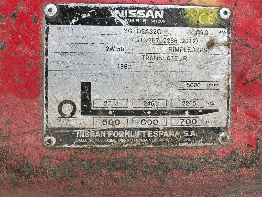 Nissan 32 Diesel 13100 Stunden Nissan 32 Diesel 13100 Stunden - Pirun ngritës: foto 2 Nissan 32 Diesel 13100 Stunden Nissan 32 Diesel 13100 Stunden - Pirun ngritës: foto 2