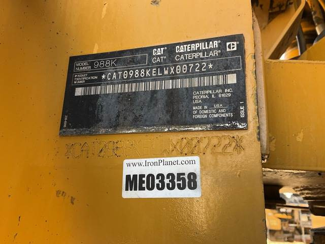 CAT 988K - Fadrom me goma: foto 5 CAT 988K - Fadrom me goma: foto 5