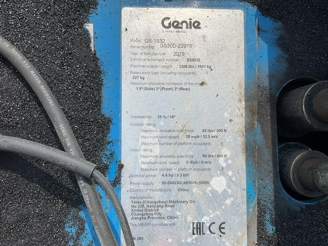 Genie GS1932 - Ngritës gërshërë: foto 5 Genie GS1932 - Ngritës gërshërë: foto 5