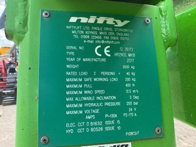 Niftylift HR12NDE - Krah me çernjerë: foto 5 Niftylift HR12NDE - Krah me çernjerë: foto 5