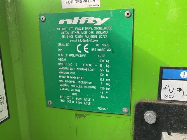 Niftylift HR17 - Krah me çernjerë: foto 5 Niftylift HR17 - Krah me çernjerë: foto 5