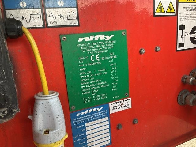Niftylift HR21 - Krah me çernjerë: foto 5 Niftylift HR21 - Krah me çernjerë: foto 5