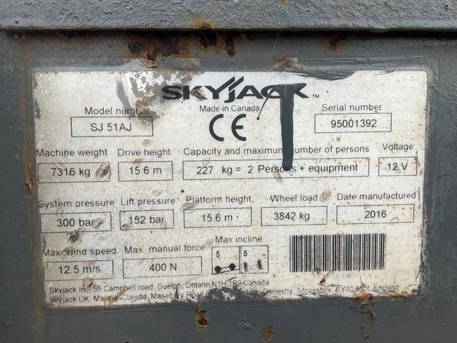 SkyJack SJ51AJ - Krah me çernjerë: foto 5 SkyJack SJ51AJ - Krah me çernjerë: foto 5