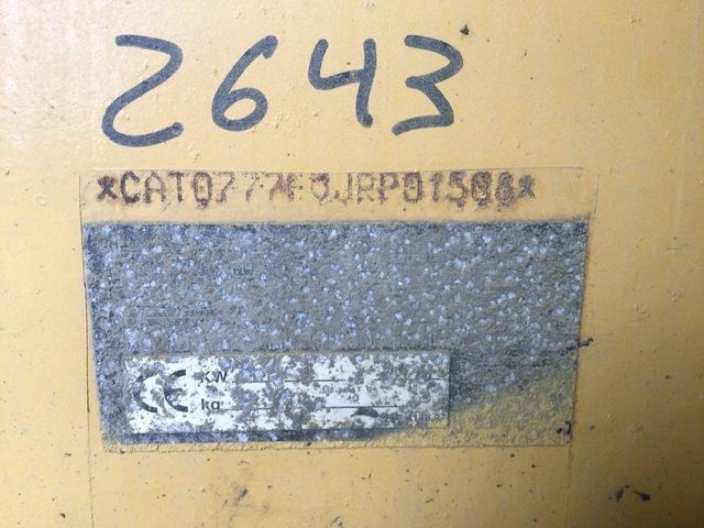 CAT 777F - Shkarkues i palëvizshëm: foto 5 CAT 777F - Shkarkues i palëvizshëm: foto 5