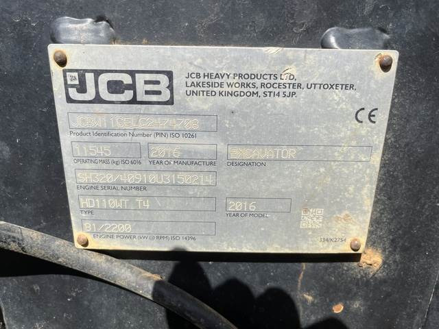 JCB HD110WTT4 - Ekskavator me goma: foto 5 JCB HD110WTT4 - Ekskavator me goma: foto 5