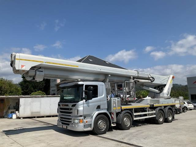 Scania P410LB - Platformë ajrore e montuar në kamion: foto 1 Scania P410LB - Platformë ajrore e montuar në kamion: foto 1