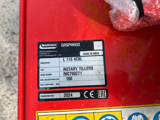 Maschio Gaspardo L115 4CBL - Freze bujqësore: foto 5 Maschio Gaspardo L115 4CBL - Freze bujqësore: foto 5