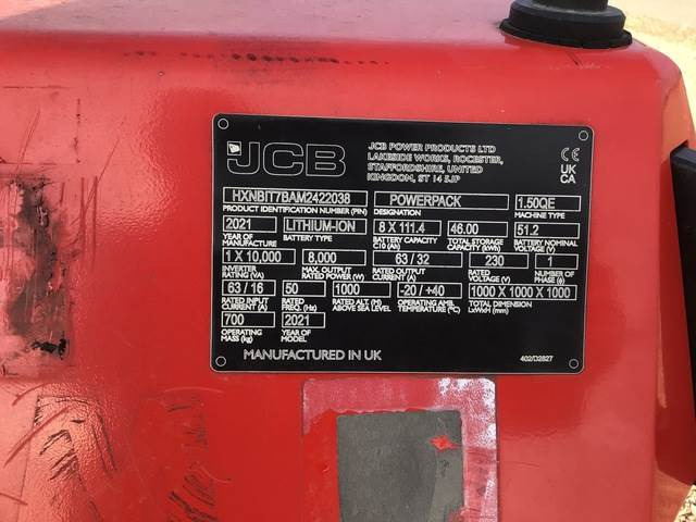 JCB 1.50QE - Set gjeneratori: foto 5 JCB 1.50QE - Set gjeneratori: foto 5