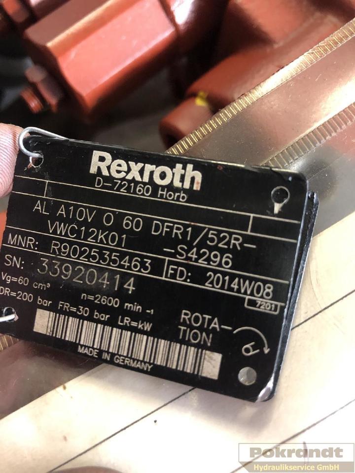 Rexroth AL A10VO60DFR1/52R-VWC12K01-S4296 - Pompa hidraulike: foto 2 Rexroth AL A10VO60DFR1/52R-VWC12K01-S4296 - Pompa hidraulike: foto 2