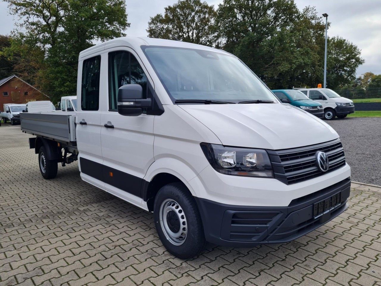 Volkswagen Crafter 35 Doka TDI Pritsche L4 AHK Komfortsitz - Kamioncine me karroceri, Kamioncine dopio kabinë: foto 3 Volkswagen Crafter 35 Doka TDI Pritsche L4 AHK Komfortsitz - Kamioncine me karroceri, Kamioncine dopio kabinë: foto 3