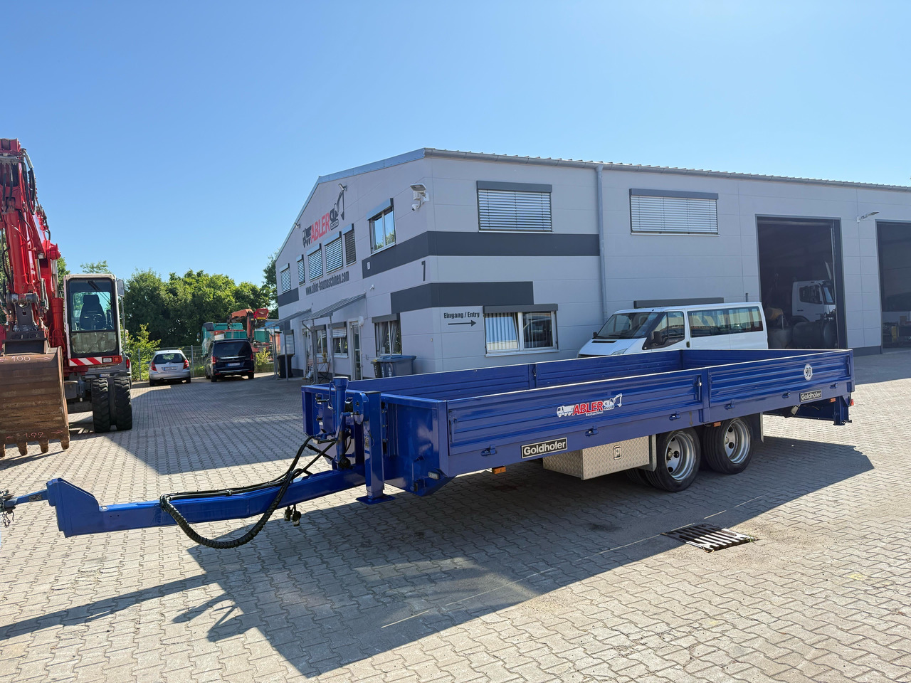 Goldhofer TTP2-7,7/80 Tieflader Tandem mit Rampen TOP - Rimorkio e hapur/ Platformë: foto 2 Goldhofer TTP2-7,7/80 Tieflader Tandem mit Rampen TOP - Rimorkio e hapur/ Platformë: foto 2